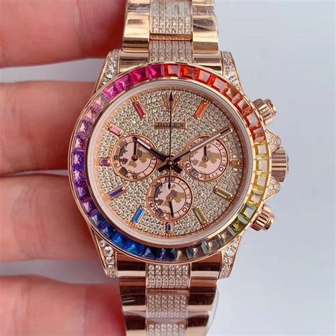 rolex daytona iced out